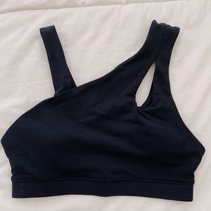 asymmetrical sports bra
